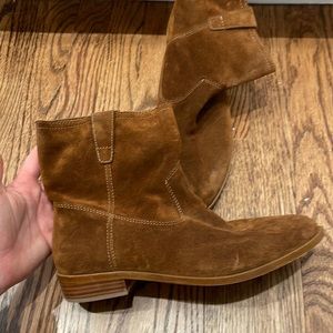 Brown Suede Rebecca Minkoff Booties